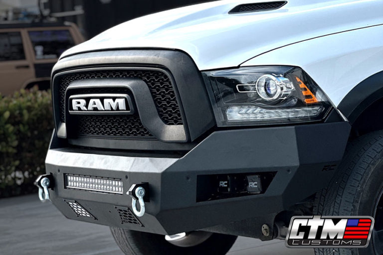 Dodge Ram custom aftermarket bumper