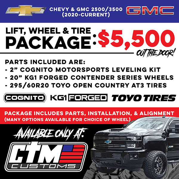 Chevy GMC 2500 Leveling Kit Package