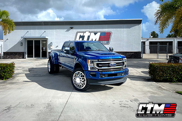 Ford Dually Custom Wheels and Tires