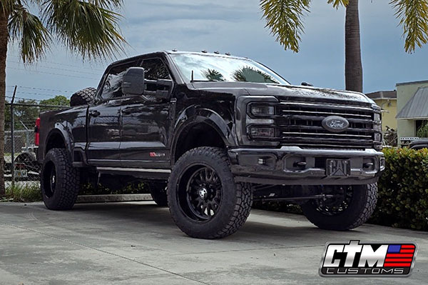 Ford F250 Lifted With Custom Wheels