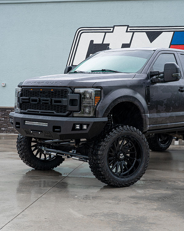 Ford Truck Lift Kit Installed